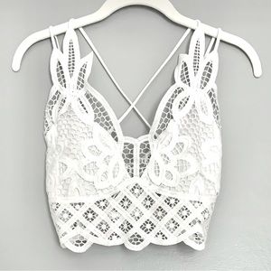 White Lace Bralette SHEIN OS